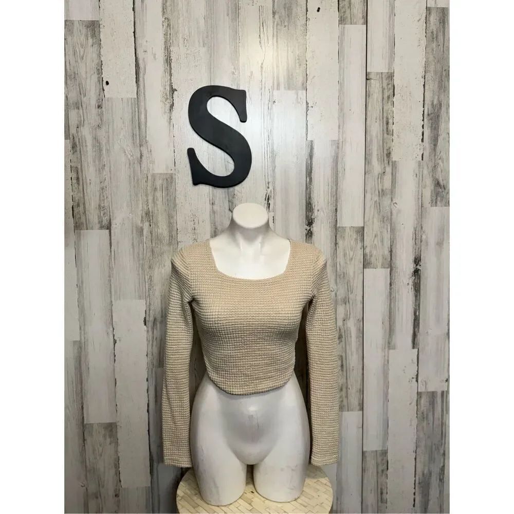 Tan long sleeve size small